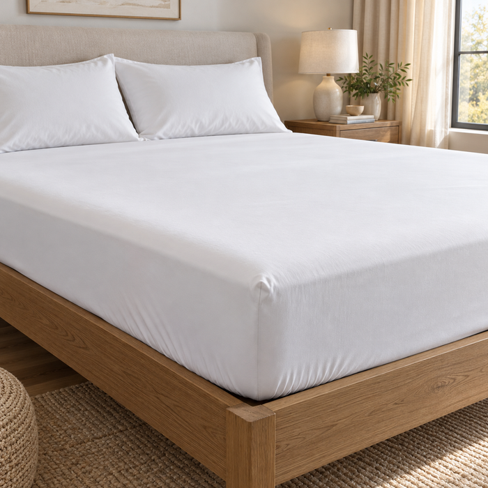Generated design visualization: Cloudline Fitted Sheet